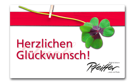 Givecard "Herzlichen Glueckwunsch!"